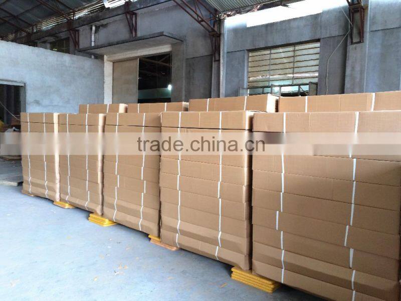 Wooden Werzalit Student Double Desk And Chair Set for primary student TF-8506