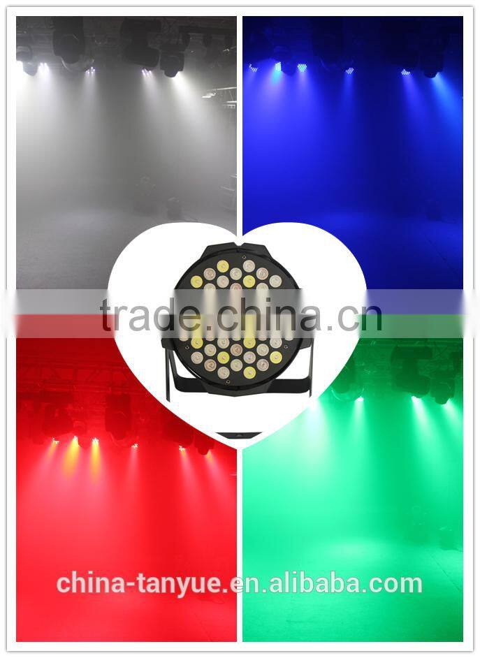 stage par lighting 54*3W RGBW led Par Light for decorations and wedding