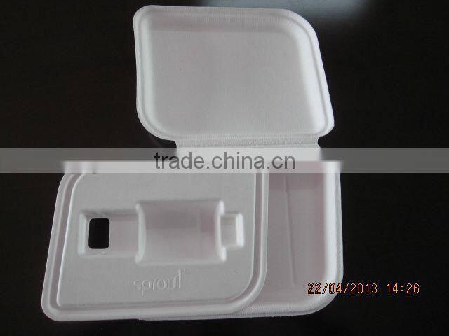 2014 Amazon Products Hot Selling Protective Sustainable Biodegradable Recyclable Pulp Paper Trays,Natural Pulp Molded Packaging