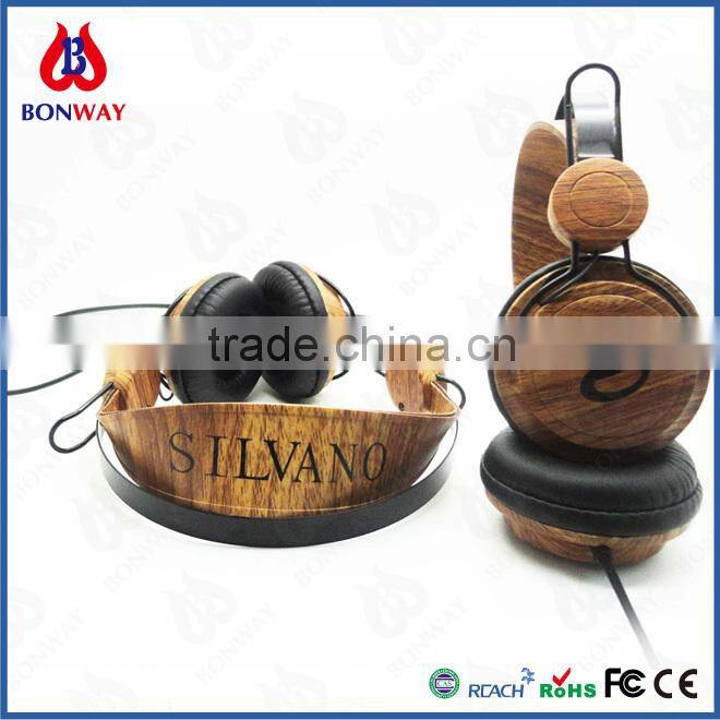 professional OEM wooden headphone