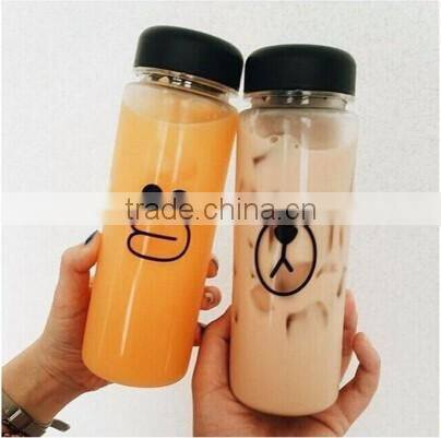 High Quality plastic child juicing water bottle , plastic drinking water bottle, gift cup
