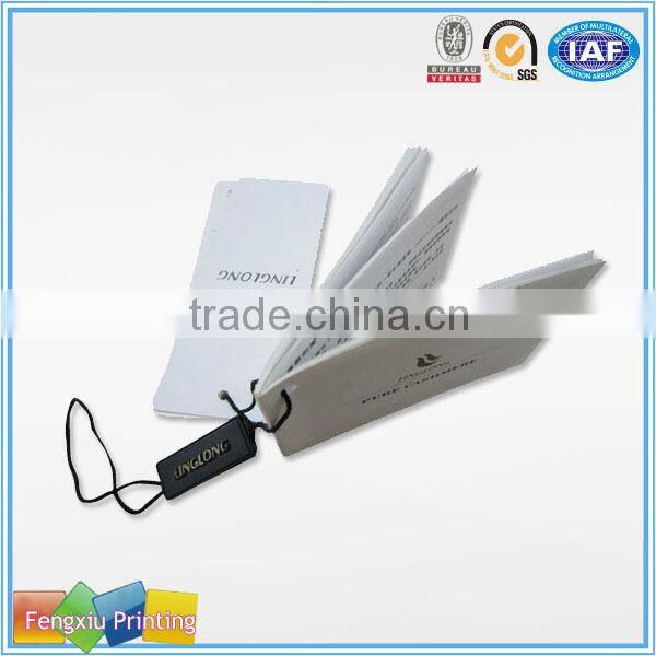 Professional Cheap Garment Paper Hangtag Label Design