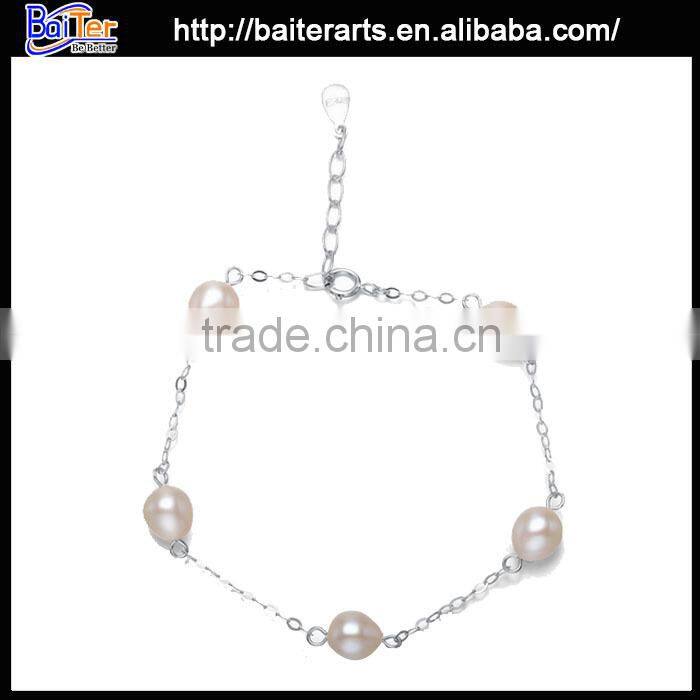 925 Sterling Silver Red Agate Fancy Circle Link Bracelet