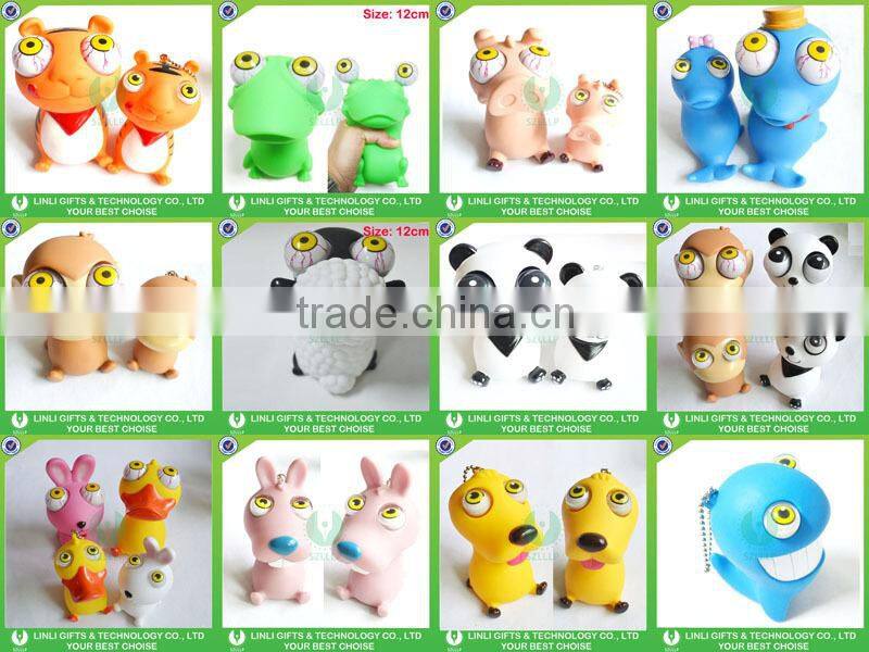 Hot sale in super maket popping eyes animal toy