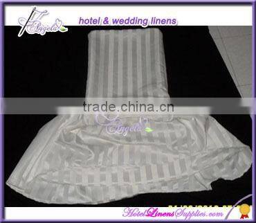 hunter green stripe dining chair covers with side pleats and two wings for dining chairs