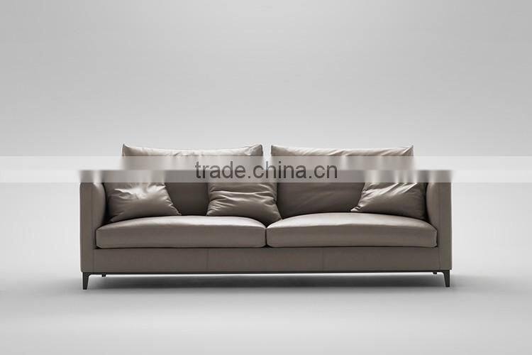 HANM Modern Luxury furniture living room sofa bed leather sofa chair