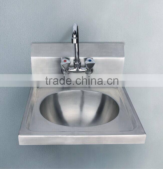 Stainless Steel Knee Operated Sink, Commercial Utility Wallmounted Hand wash sink(B06-1)
