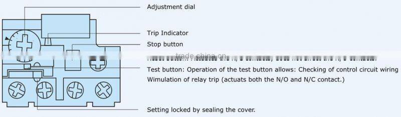 Thermal relay JRS2-80(for CJX1 AC contactor)