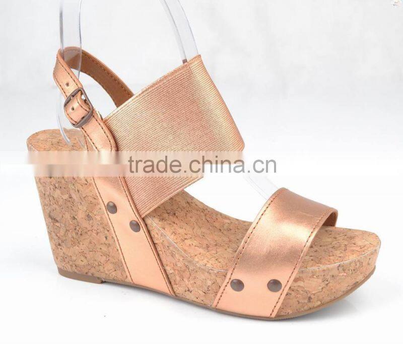 New arrival fashion summer 2015 high wedge sandals women