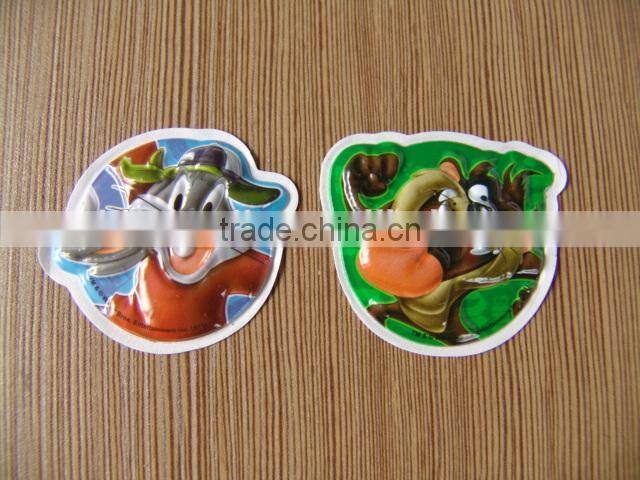 Customized cartoon 3d pvc sticker,sticker pvc,5d home decor pvc wall sticker