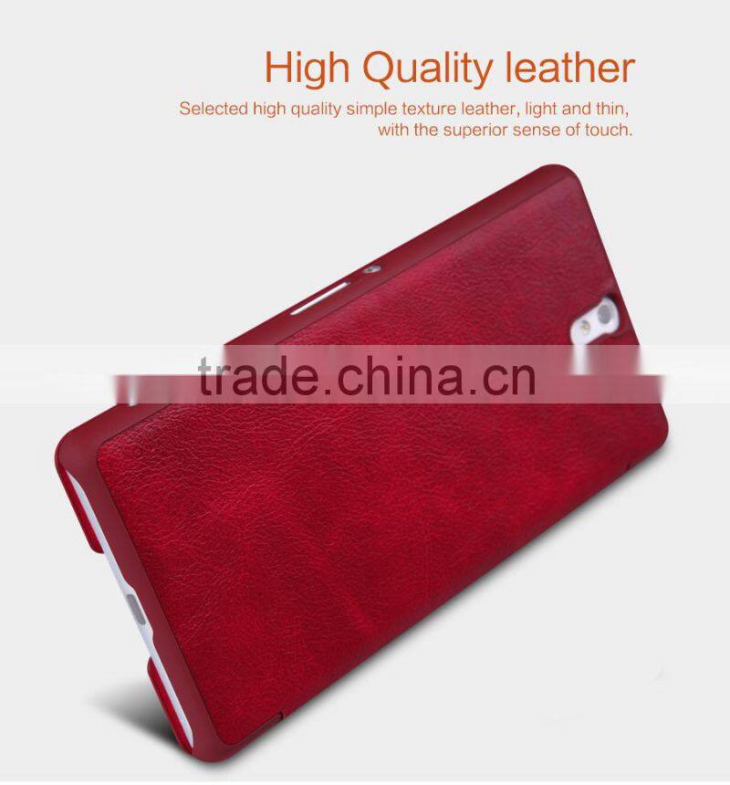 New arrvial Leather flip case for Sony C5 ultra