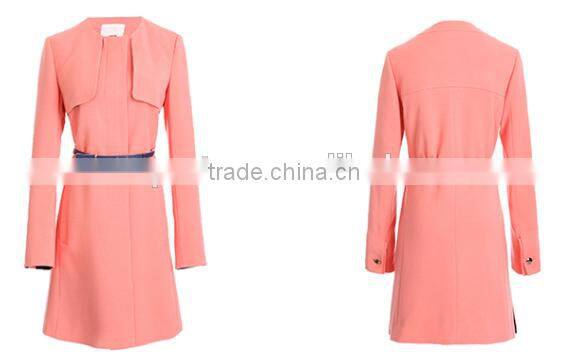 300g/sm dyed polyester spandex double side knit scuba air layer fabric for coat