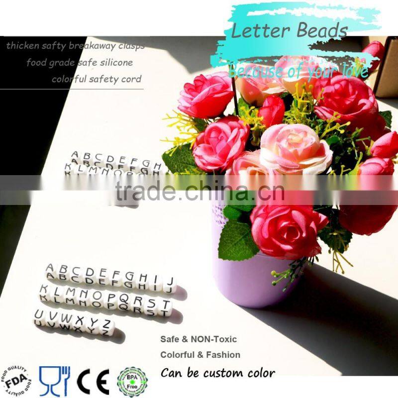 silicone teething beads for jewelry and silicone baby teether