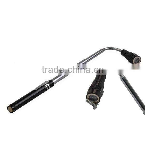 Magnetism 3 Led Telescopic Flashlight