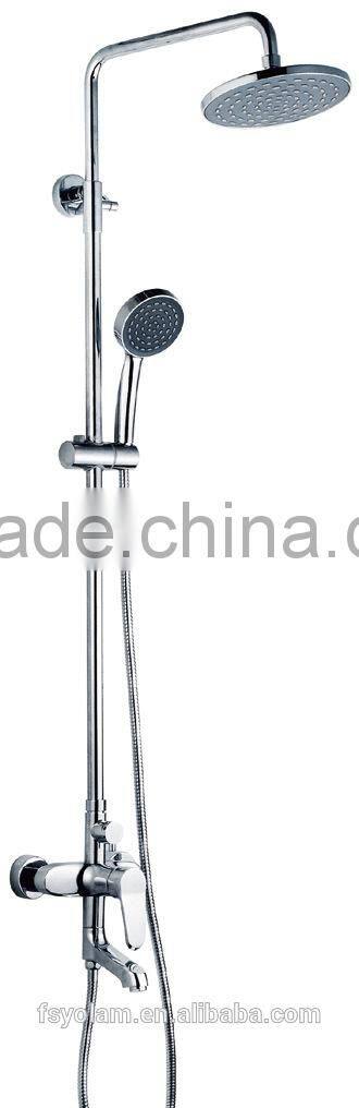 Highly cost effective chromed copper shower set/shower mixer