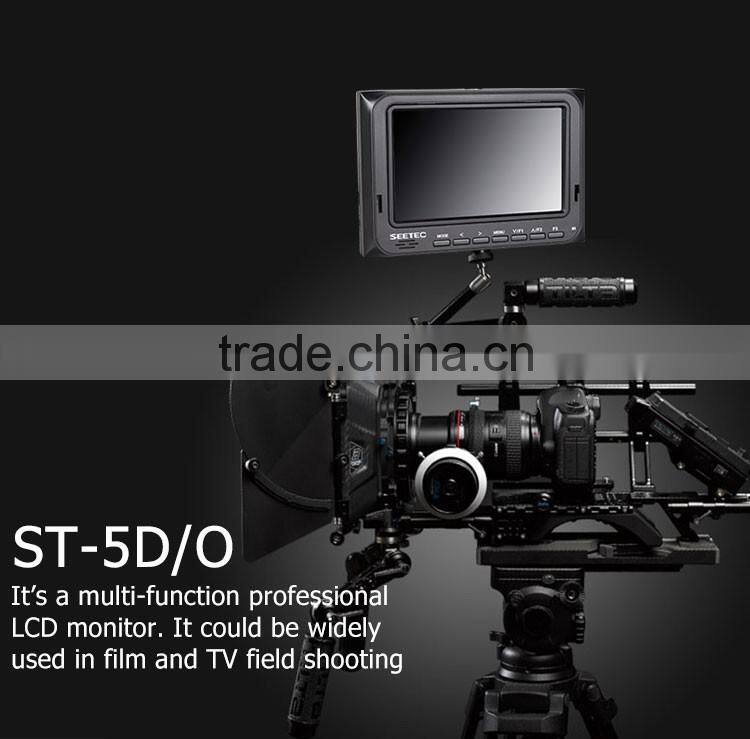5" dslr field hdmi monitor for action camera with F970 Plate ST5D/O