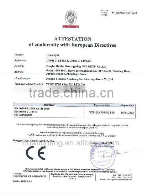 3W Constant Current 2014 wholesale new-design cob led ceiling light