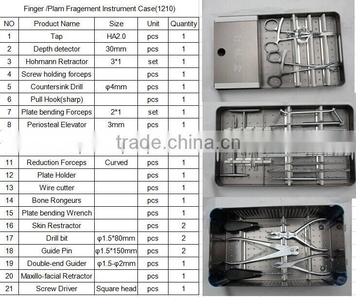 Orthopedic Implant T-shaped plate Maxillo Facial Plate