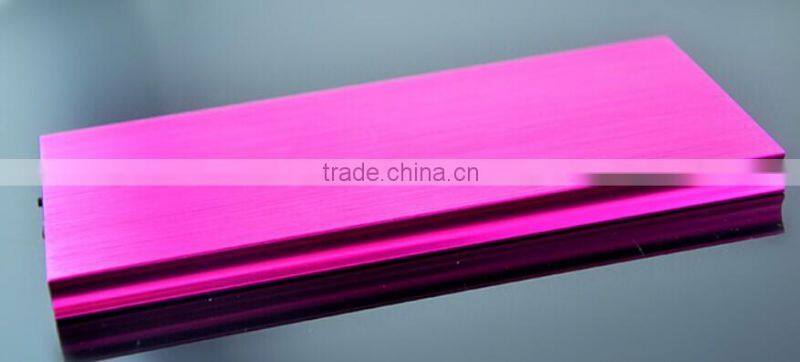 fast charging candy color mobile phone portable usb power bank 8000mah