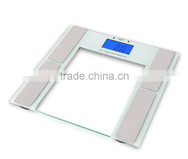 Smart Weigh Body Fat Digital Precision Scale with Tempered Glass Platform, 10 Users Recognition and 440 lb Weight Capacity