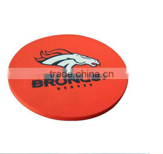 Rubber Cup Mat Flat Silk Printing Cup Mat (HC-R97)