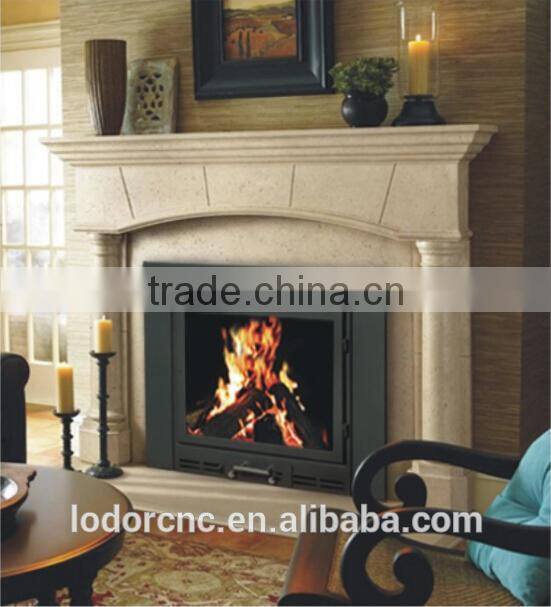 YN-020 antique iron wood burning fire pit with chimney