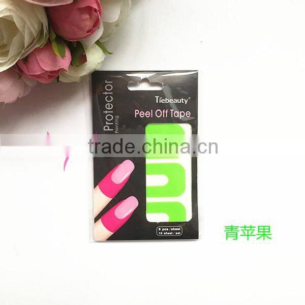 New arrival 10pcs Peel off Nail Art Tape Stickers Nail Glue Stickers Printer Protector