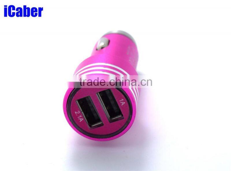 Best Safety Hammer Dual USB Car Charger High Quality Car Charger for mobile phone