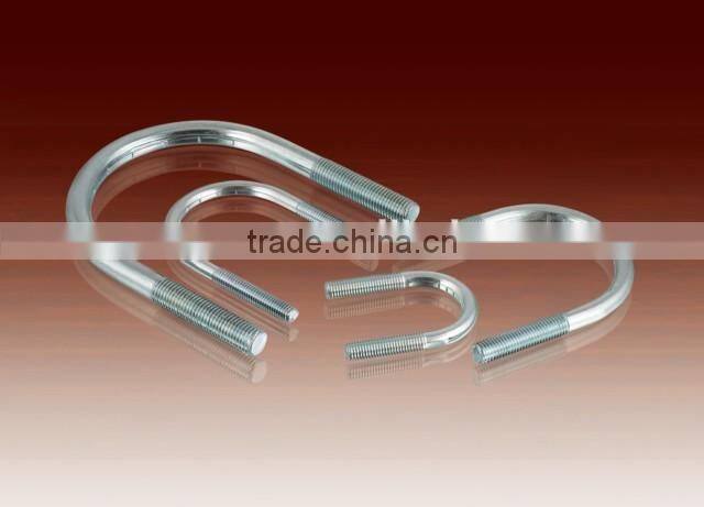 Chinese factory supplier white zinc yellow zinc U bolt
