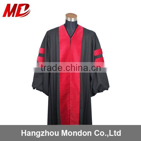 Wholesale Academic Regalia Doctor Graduation Gown /Robe