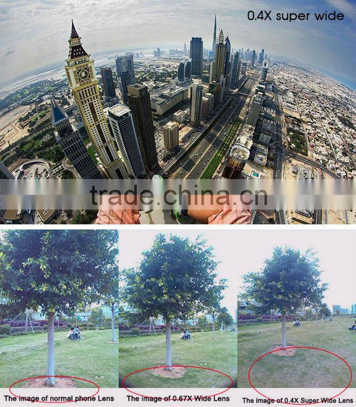 0.4X super wide angle lens camera lens for all smartphone