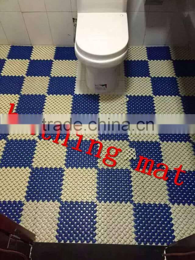Anti-slip high quality manufacturer plastic bathroom mat