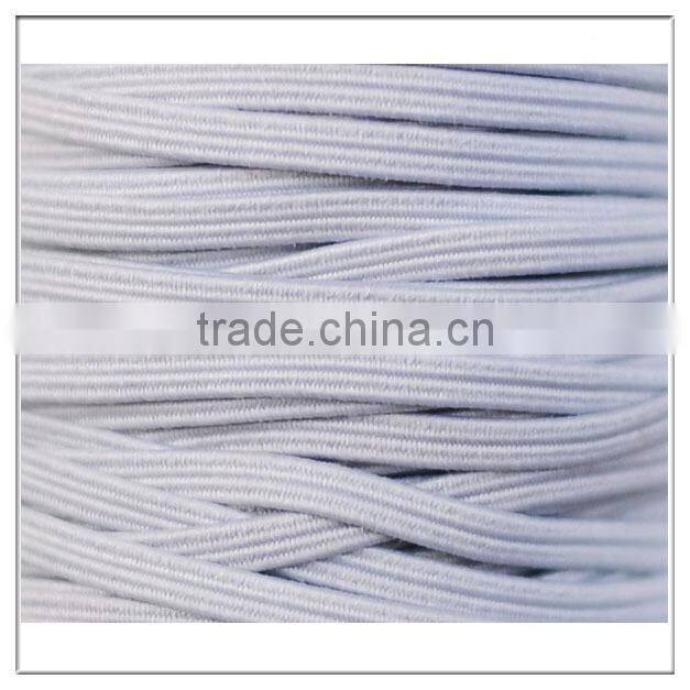 custom skinny elastic 1/8" grey elastic