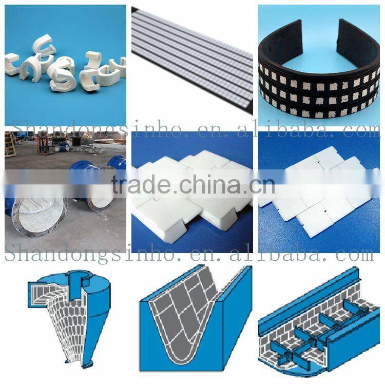 High Temp. Alumina Ceramic Lining Wear Resistant Pulverized Coal Pipe
