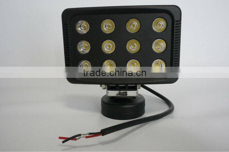 Hot Sale!!! Multifunctional Super Bright 36W LED Work Light, LED Work Light, Square LED Work Light