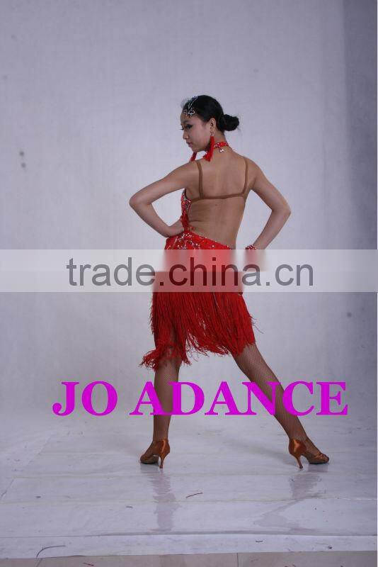Latin dance dress dance competition dress latin dance costumes Ms. dance skirt Dance Competition Dress Tights