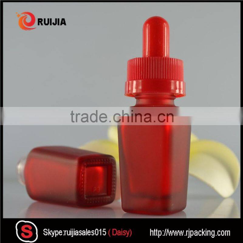 custom made 60ml black frosted glass e liquid dropper bottle