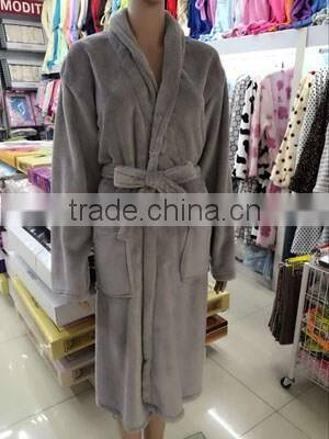 wholesale adult onesie cheap soft coral fleece bathrobe made in china