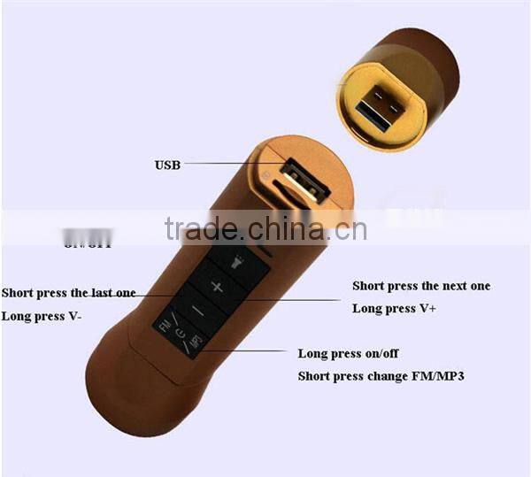 Bicycle Speakers Subwoofers Multifunction Stereo Bluetooth Wireless Speaker Power Bank Chargers Flashlight Riding MP3 4 in 1