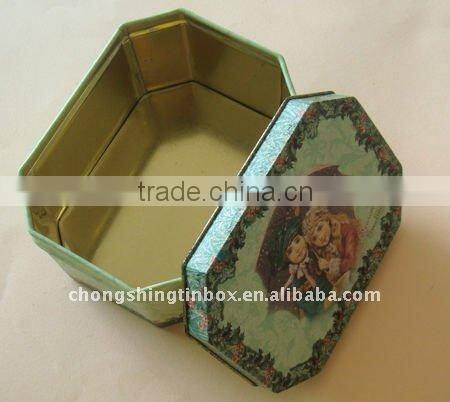classical jewelry tin box