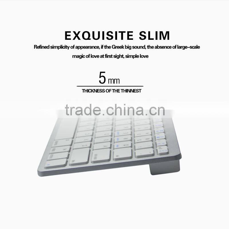 Slim mini wireless bluetooth keyboard for tv smart
