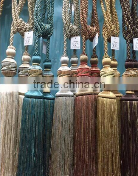 high quality curtain rayon tassel
