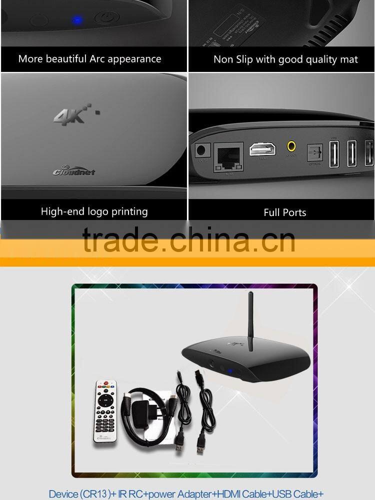 Cloudnegto RK3288 led tv stand tv table vb-t2 free iptv box 2gb ram 16 gb rom wtih XBMC set top box