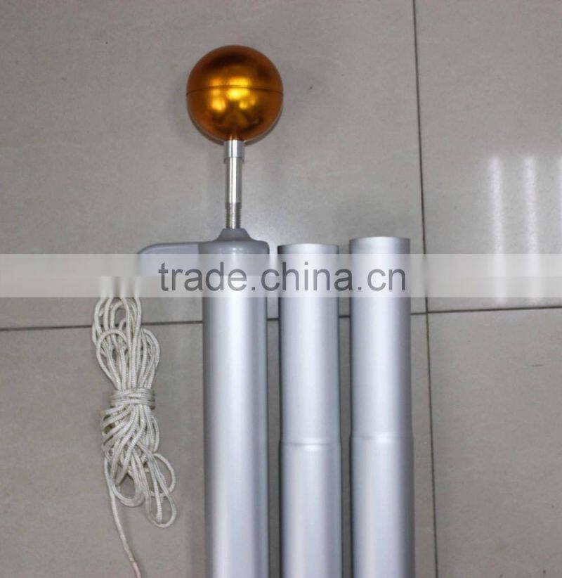 5m to 10 m outdoor aluminum telescopic Flagpole For Square Flag /flagpole light pole/telescopic country flagpole