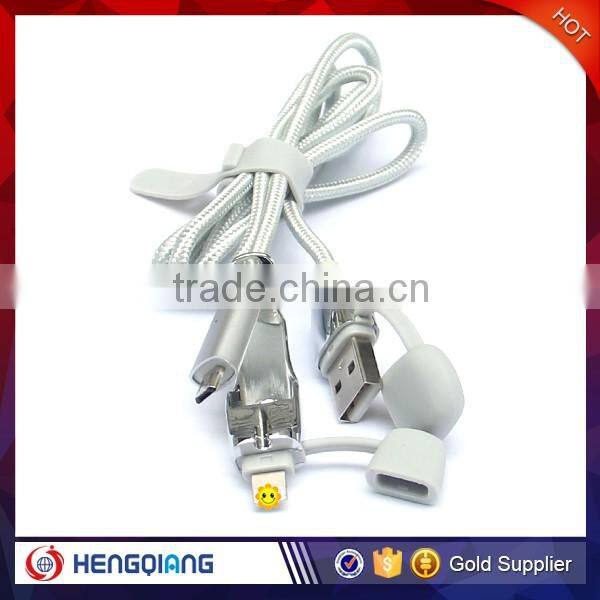 LED Light 2 in 1 Data Cable for Phones,for Android and ISO 2 in 1 USB Cable,2 in 1 Data Cable for Android and ISO Replacement