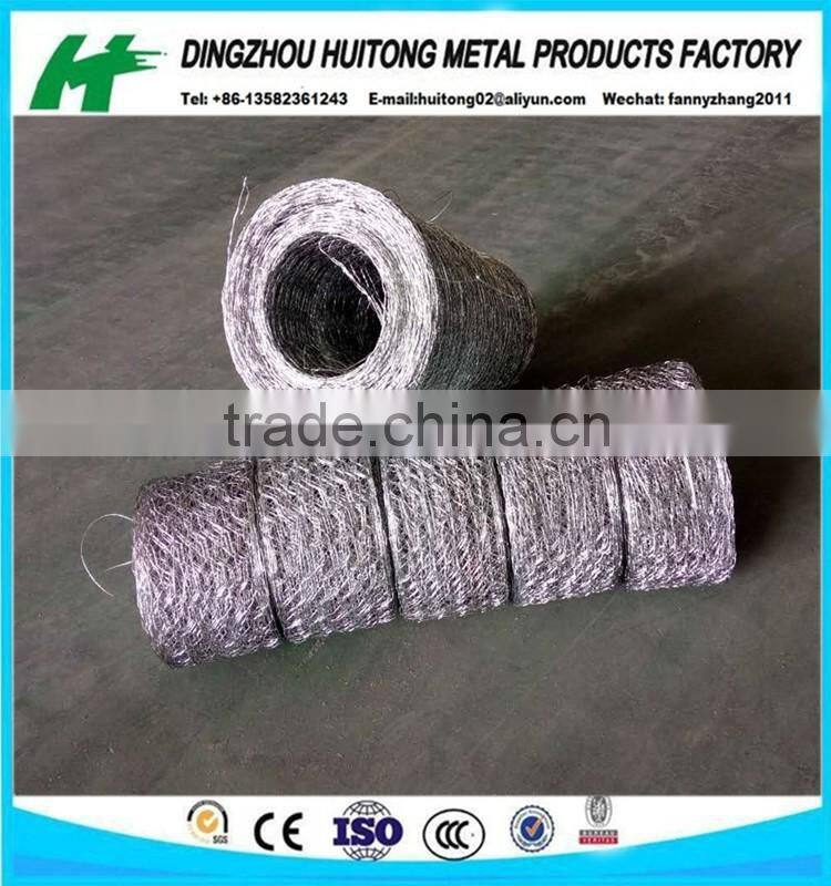 1/2",3/4" galvanized hexagonal wire netting/chicken mesh/rabbit netting