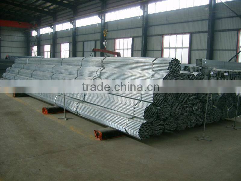 SCH40 Galvanized Steel pipe BS1387 ex China Manufacturer