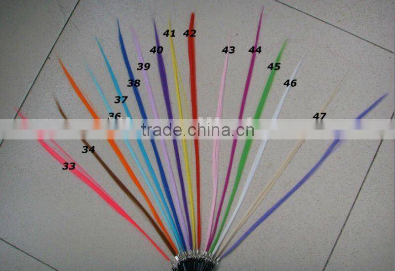 pretty two tone hair extension rainbow hair extension