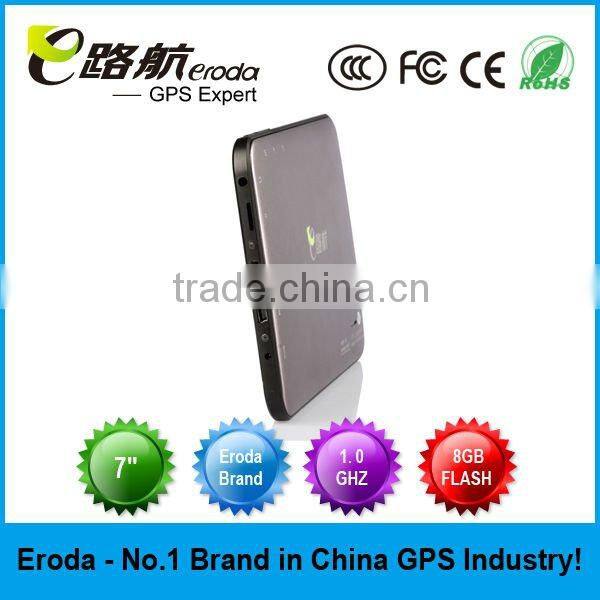 Eroda Tablet with Built-in GPS A8 1.0 GHZ Frequency DDR3 512MB 8GB NAND FLASH HOT Sellling!!
