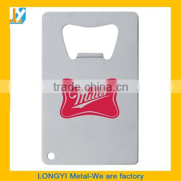 Hot BEER SODA Bottle Cap Opener Credit Card Size Stainless Steel Bar Tool Gift